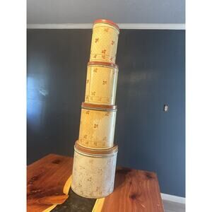 Vintage National Can Corp New York Tin Canister Storage